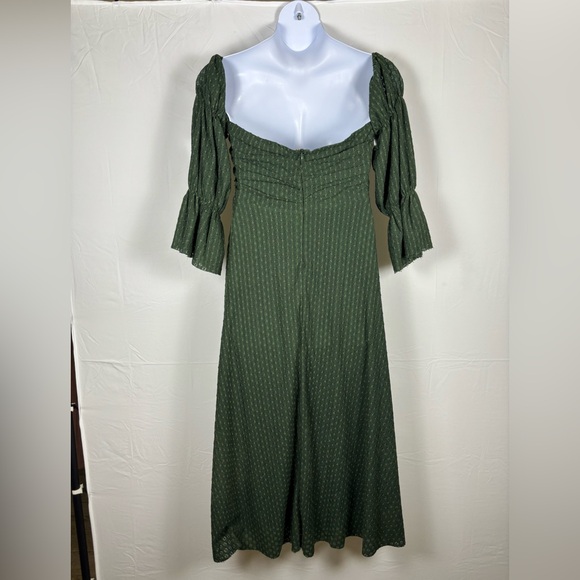 Worth Collective Green Lace Maxi Dress- XL - Picture 9 of 12